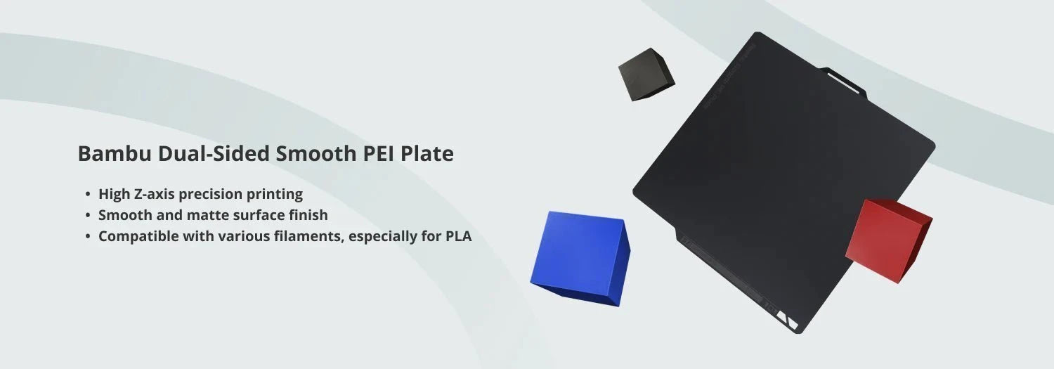 Bambu Dual-Sided Smooth PEI Plate Accessories Bambu Lab - Indicate Technologies