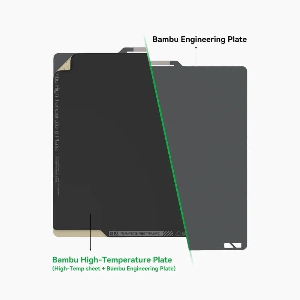 Bambu High Temperature Plate (Smooth PEI) Accessories Bambu Lab - Indicate Technologies