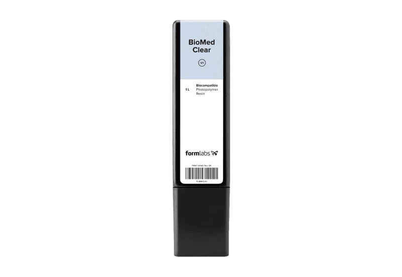 BioMed Clear Resin (Form 3) Resin Formlabs - Indicate Technologies