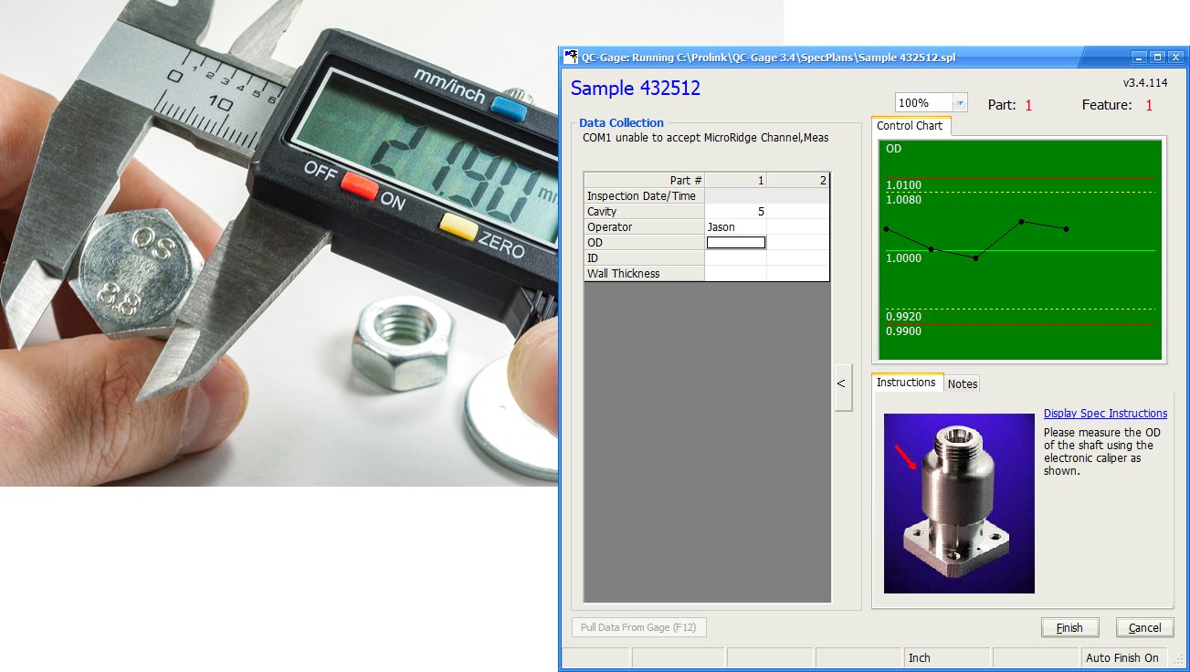 GageStation - Measurement Software - Prolink - Indicate Technologies