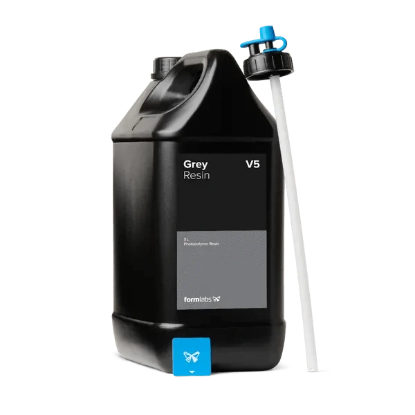 Grey Resin V5 (Form 4) Resin Formlabs 5L - Indicate Technologies
