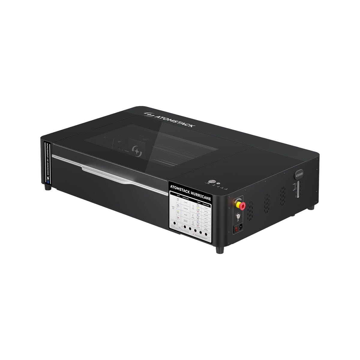 Hurricane Laser Cutter - 55W CO2 - Accessories - AtomStack - Indicate Technologies