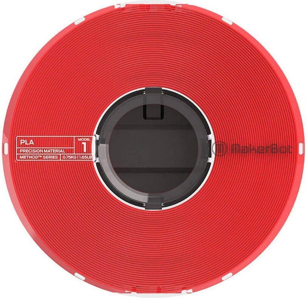 MakerBot METHOD PLA Filament True Red (.75kg, 1.65lb) - Filament - Makerbot - Indicate Technologies