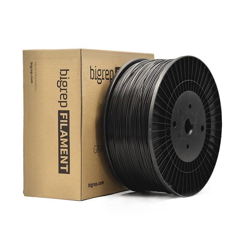 PET-CF Filament BigRep Black 2.85 mm 4.5 kg - Indicate Technologies