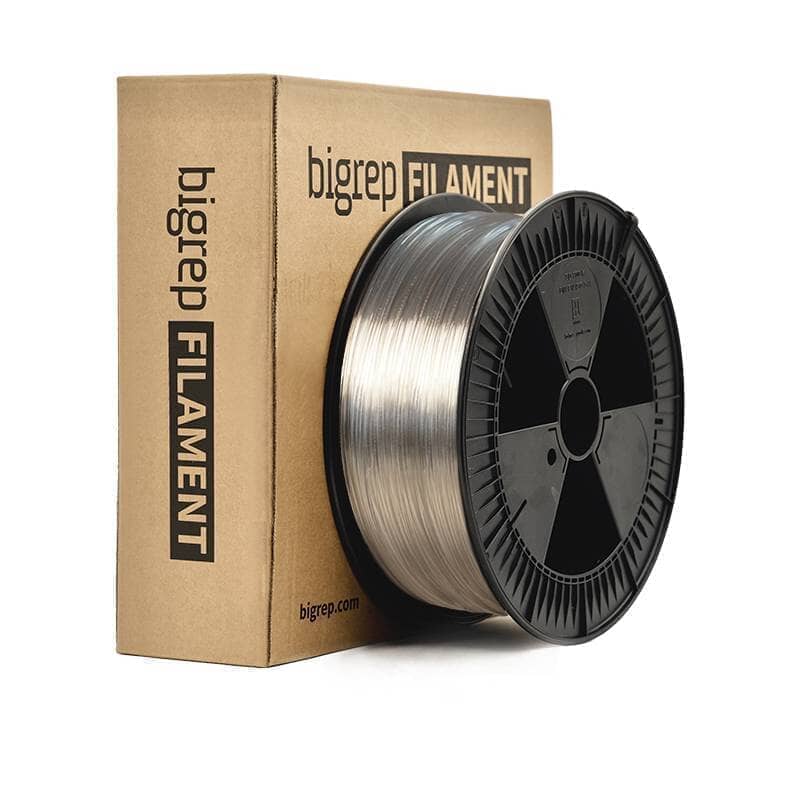 PETG Filament BigRep Transparent 2.85 mm 2.3 kg - Indicate Technologies