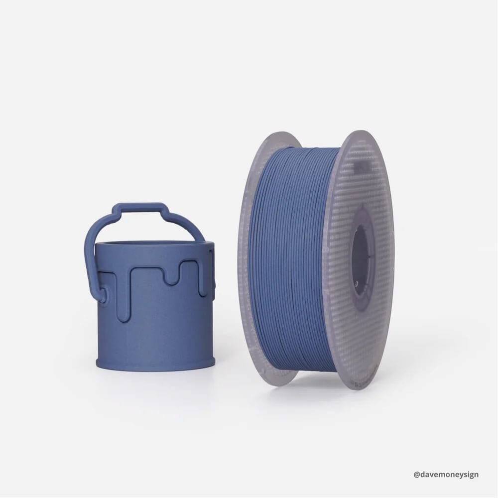 PLA-CF Filament Bambu Lab Jeans Blue Spool 1.0 kg - Indicate Technologies