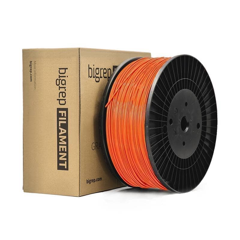 PLA Filament BigRep Orange 2.85 mm 4.5 kg - Indicate Technologies