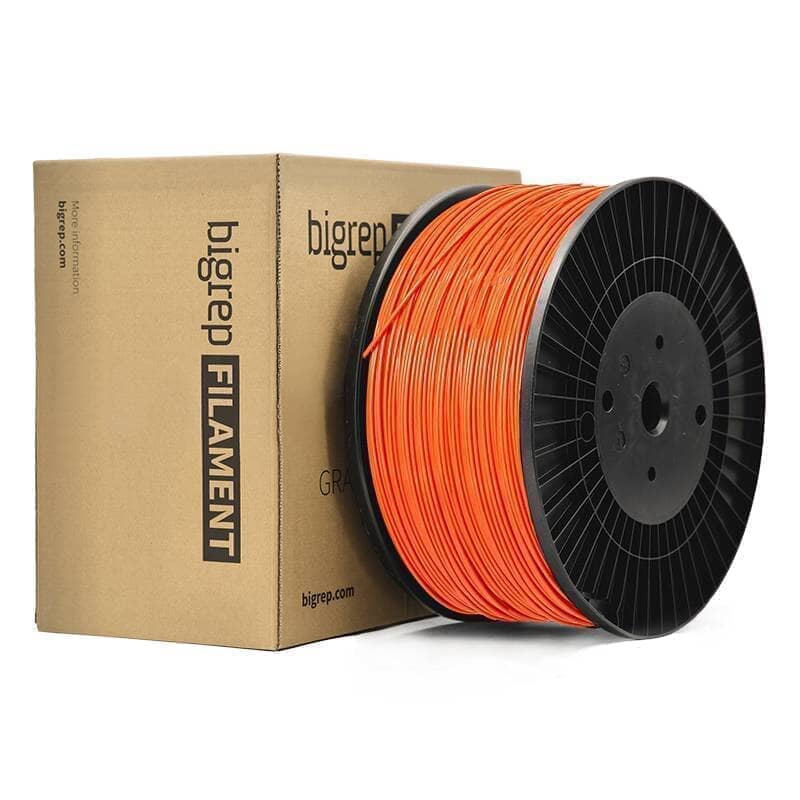 PLA Filament BigRep Orange 2.85 mm 8.0 kg - Indicate Technologies
