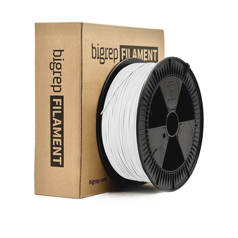 PLA Filament BigRep White 2.85 mm 2.3 kg - Indicate Technologies