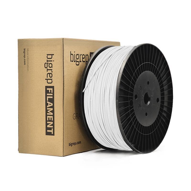 PLA Filament BigRep White 2.85 mm 4.5 kg - Indicate Technologies
