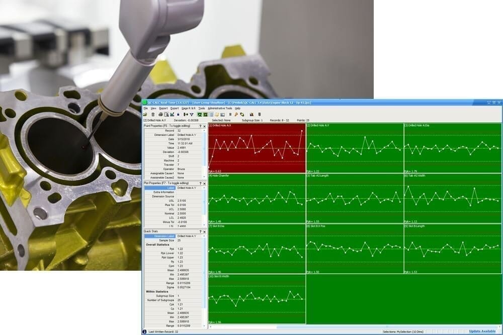 QC - CALC Real - Time - Measurement Software - Prolink - Indicate Technologies