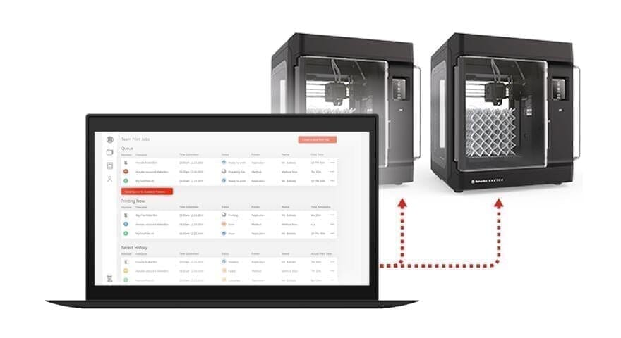 SKETCH Classroom Two-Printer Setup 3D Printers Makerbot - Indicate Technologies