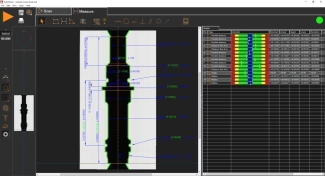 TurnCheck Software Measurement Software OGP - Indicate Technologies