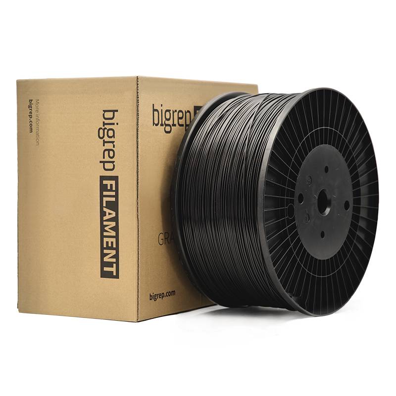 BigRep PET-CF Filament BigRep Black 2.85 mm 8.0 kg - Indicate Technologies