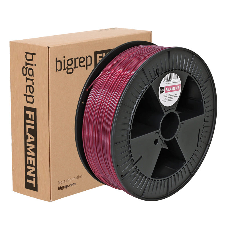 BigRep PETG Filament BigRep Burgundy Red 2.85 mm 2.3 kg - Indicate Technologies